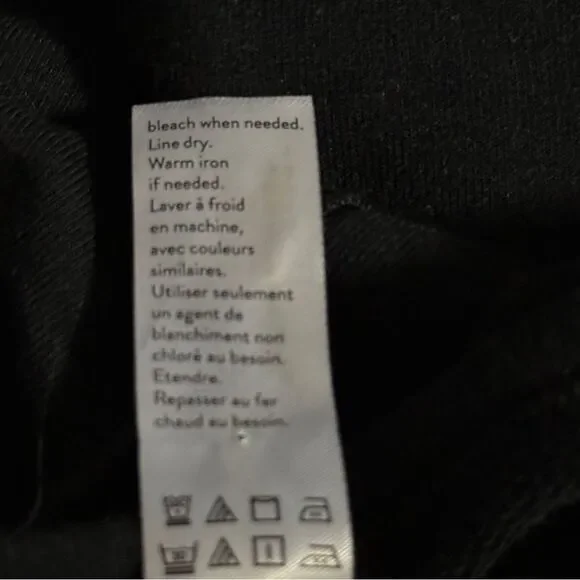 SPANX Perfect Length Dolman Top Sweatshirt Small Oversized Black - Picture 9 of 9